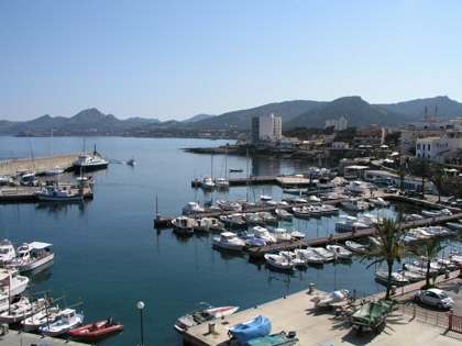 View of Harbor in Cala Ratjada