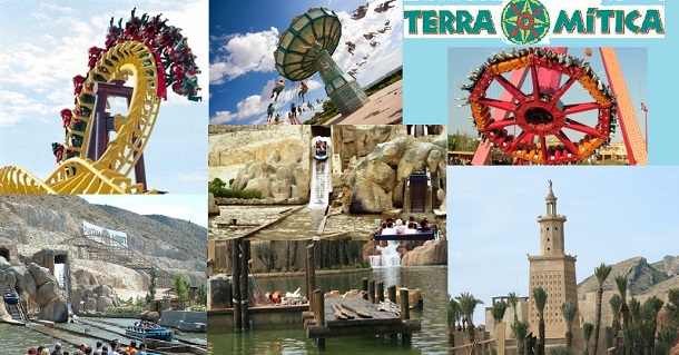 attractions in terra mitica park in benidorm